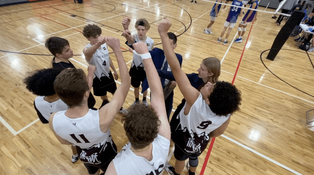 The EDGE Volleyball club Boys Club team